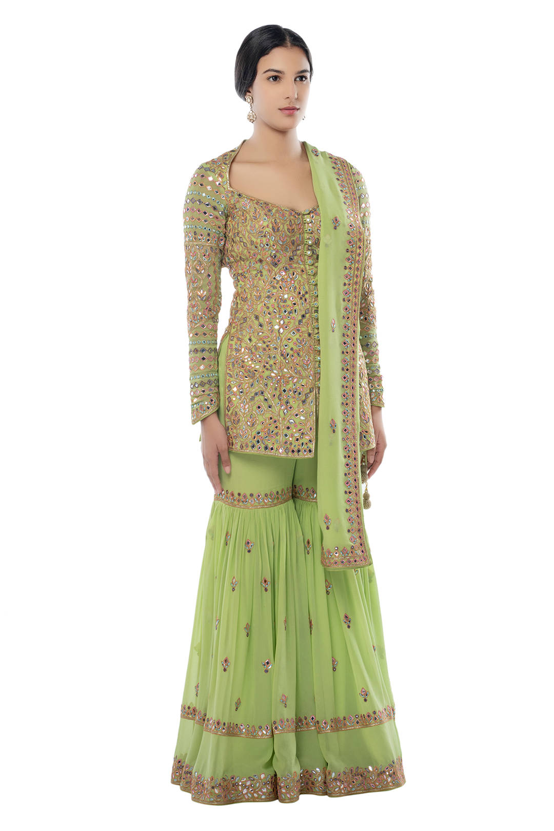 Pista Green Gharara