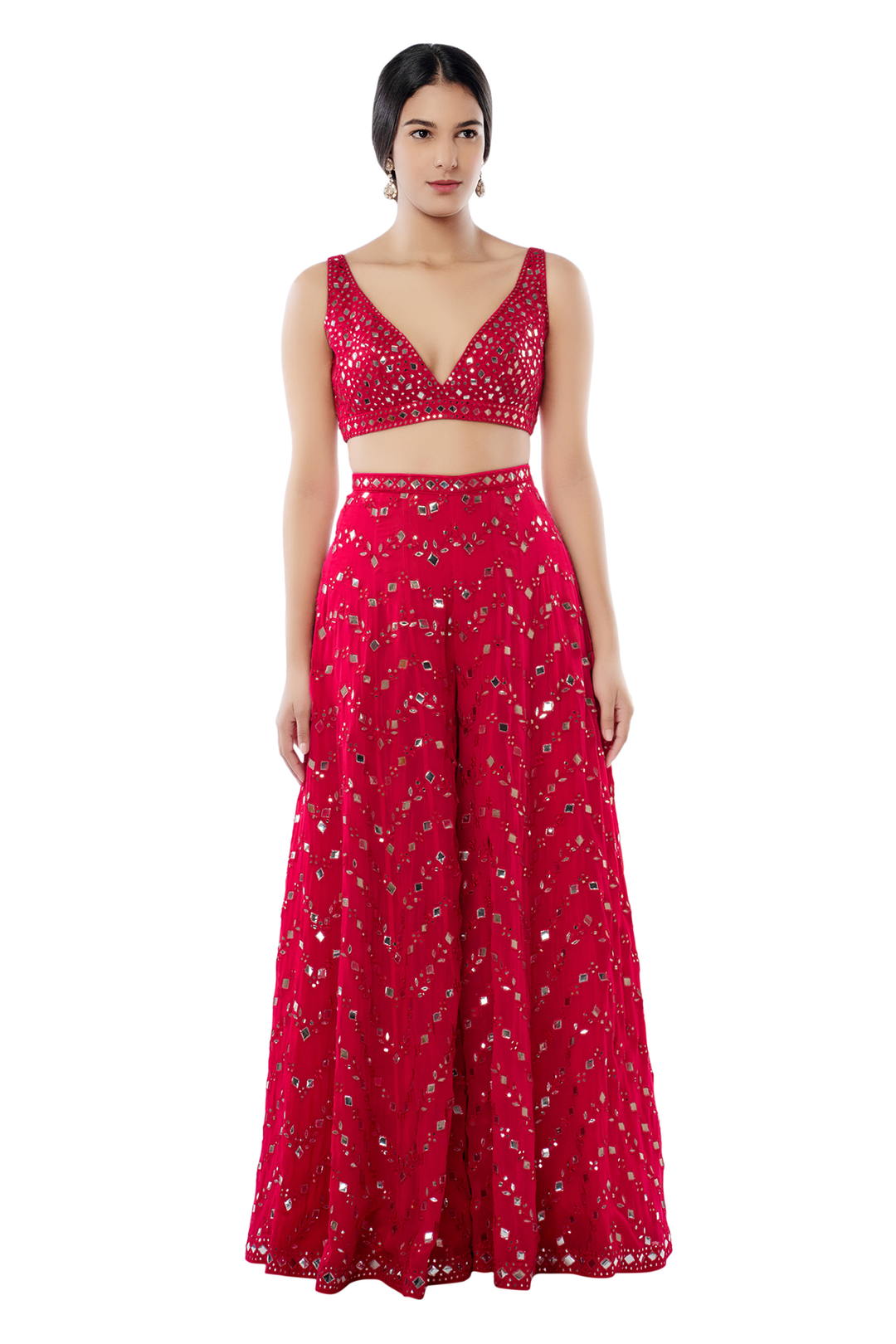 Pink High Waist Sharara