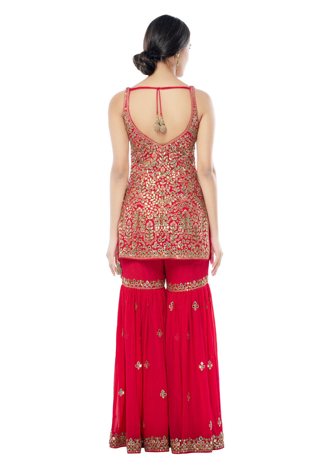 Pink Gharara Set