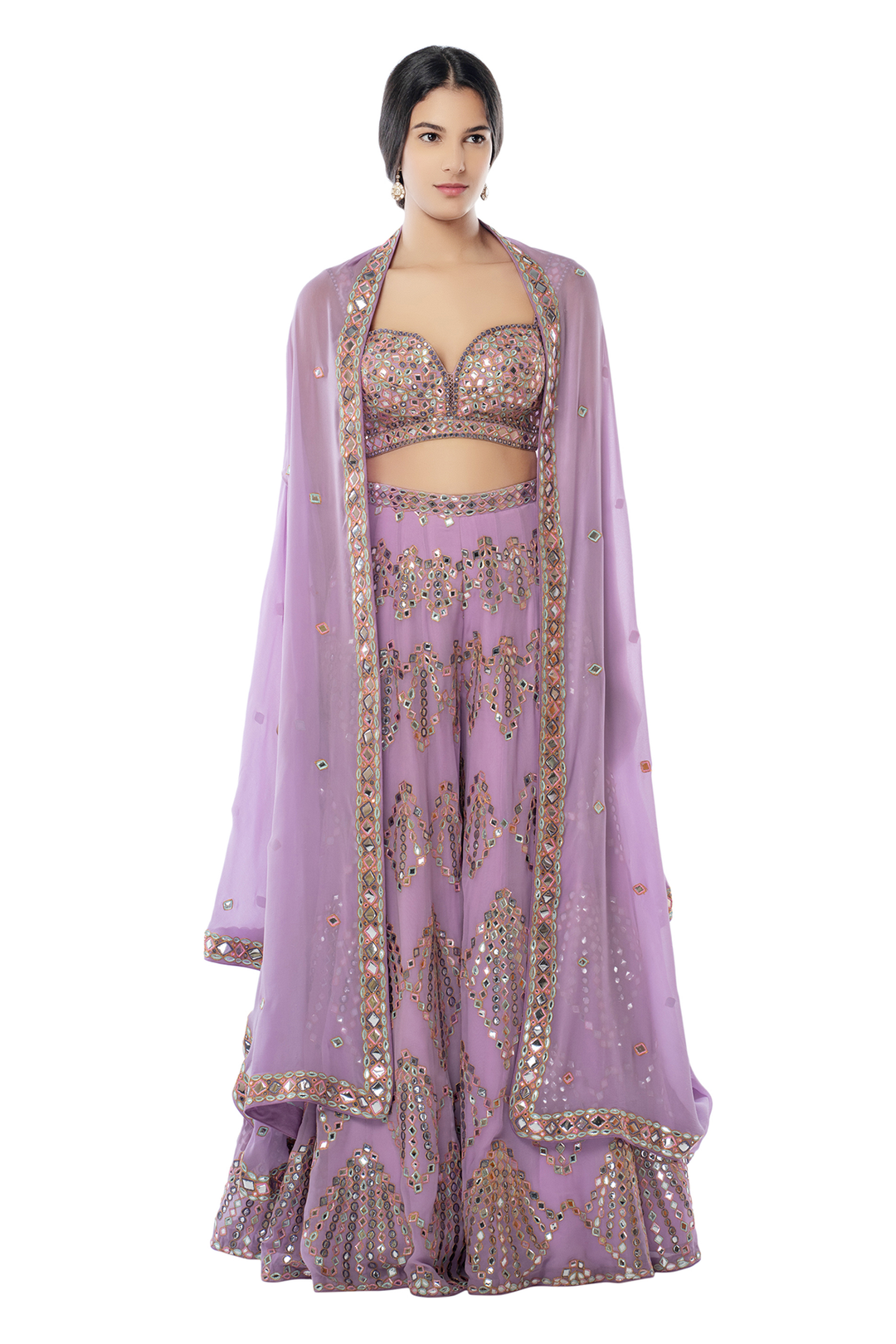 Lavender High Waist Sharara