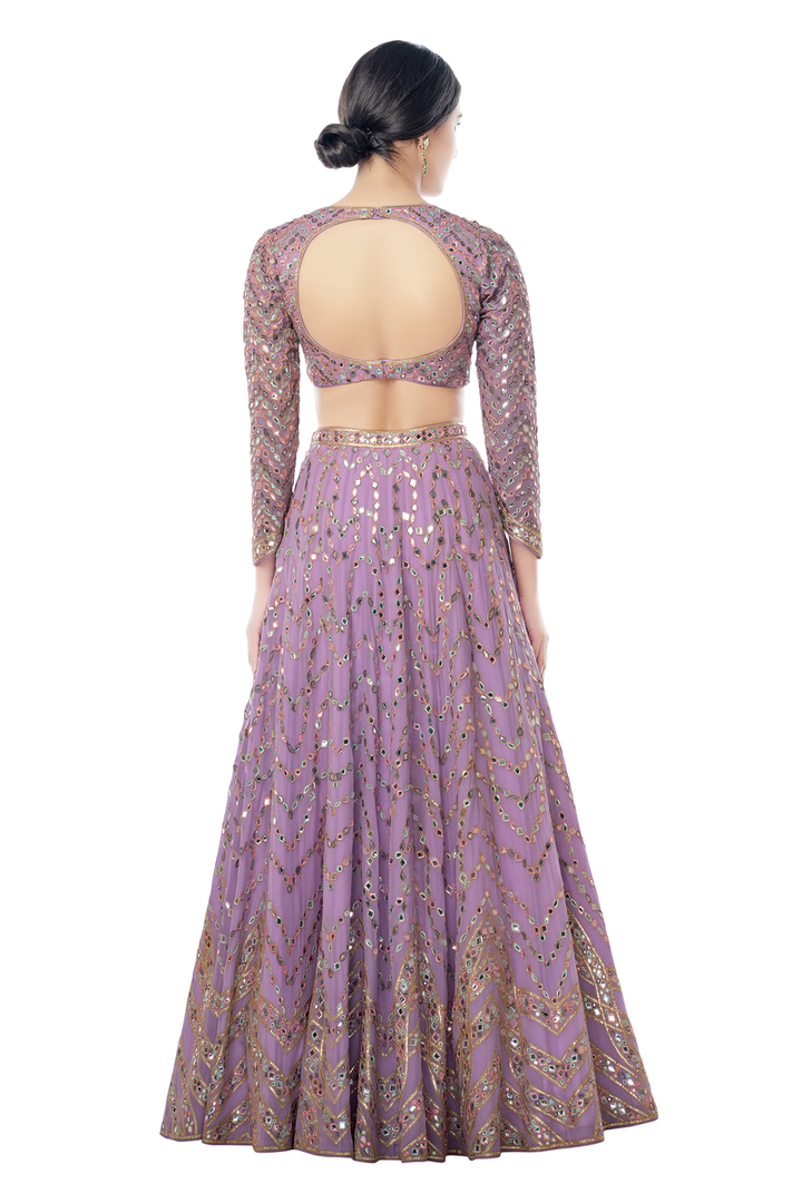 Lavender Lehenga Set