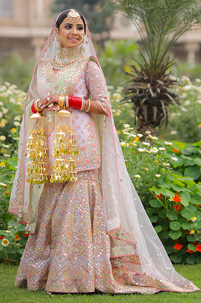 MANSI NANDA in a CUSTOMIZED Tamanna Punajbi Kapoor BRIDAL OUTFIT