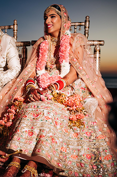 SHAINA KHURANA in a CUSTOMIZED Tamanna Punjabi Kapoor BRIDAL OUTFIT