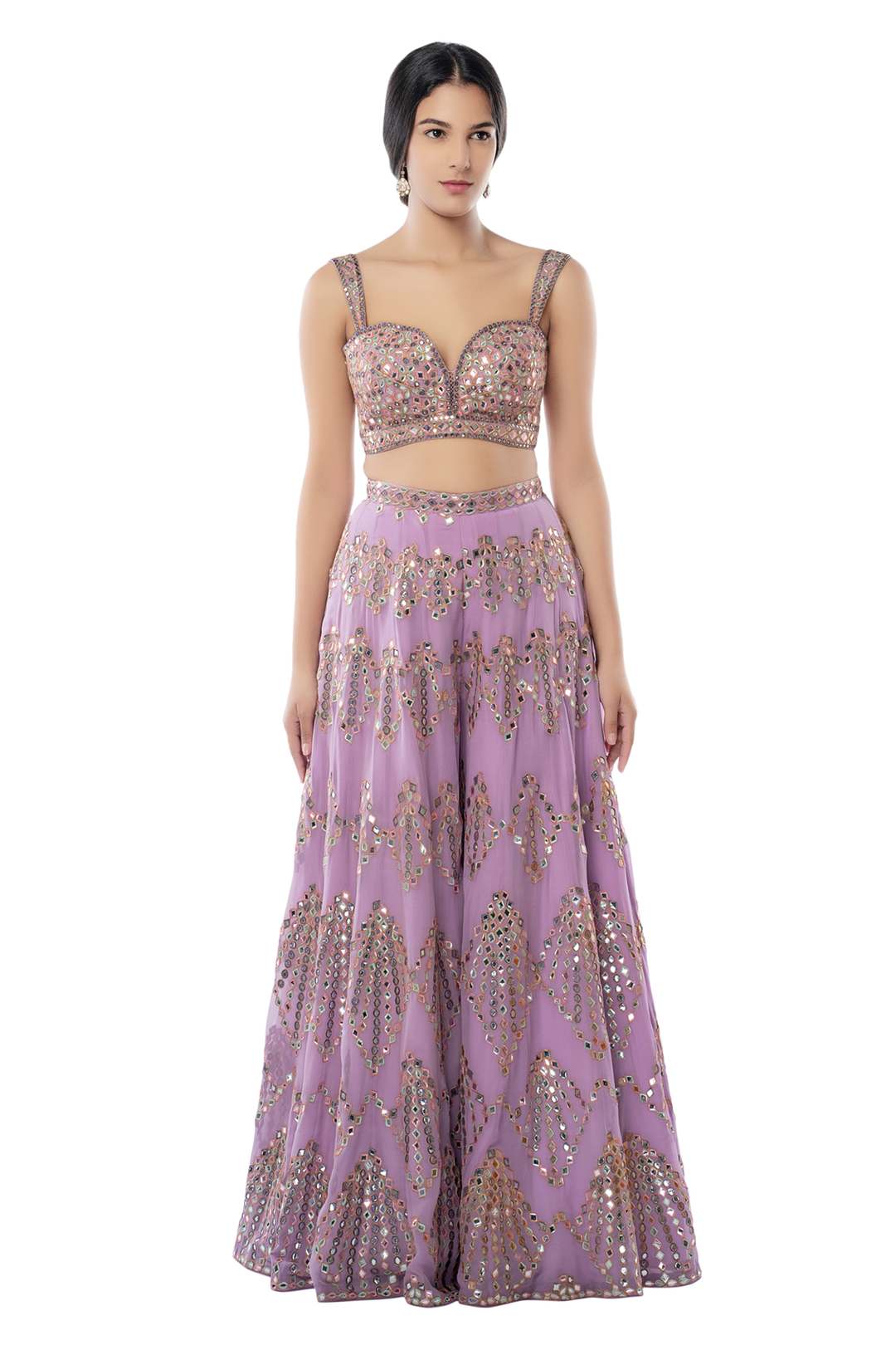 Lavender High Waist Sharara