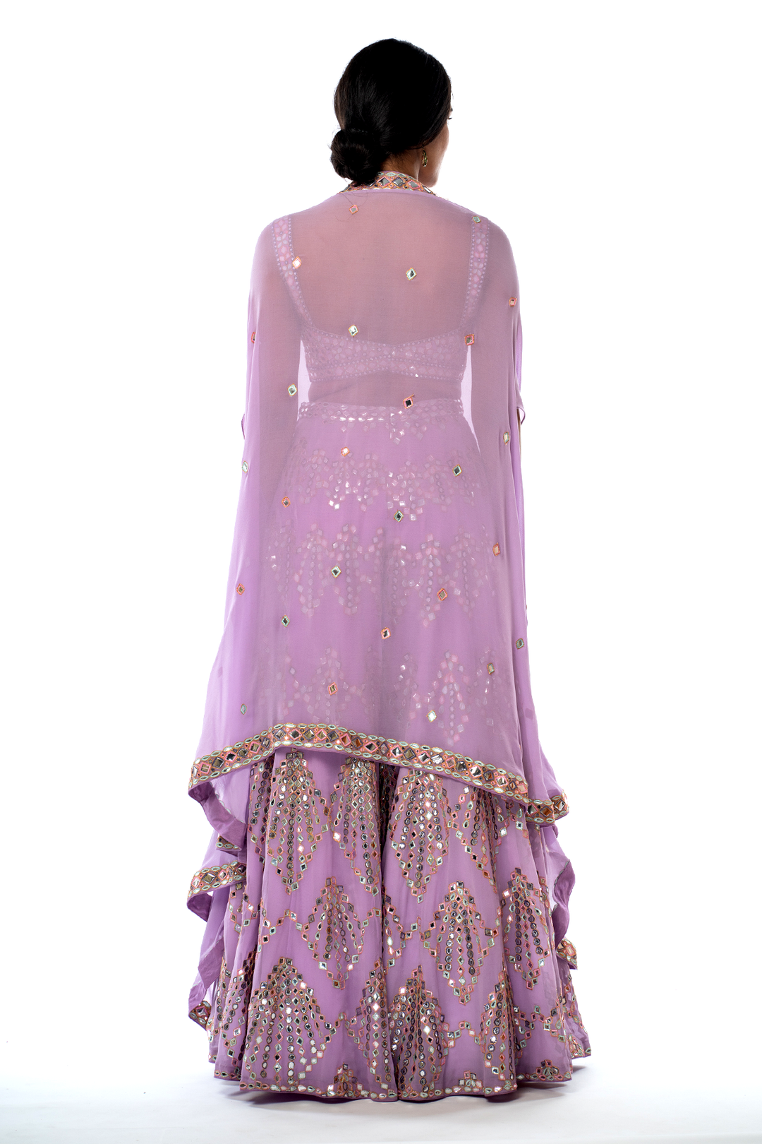 Lavender High Waist Sharara
