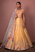 Orange Lehenga Set