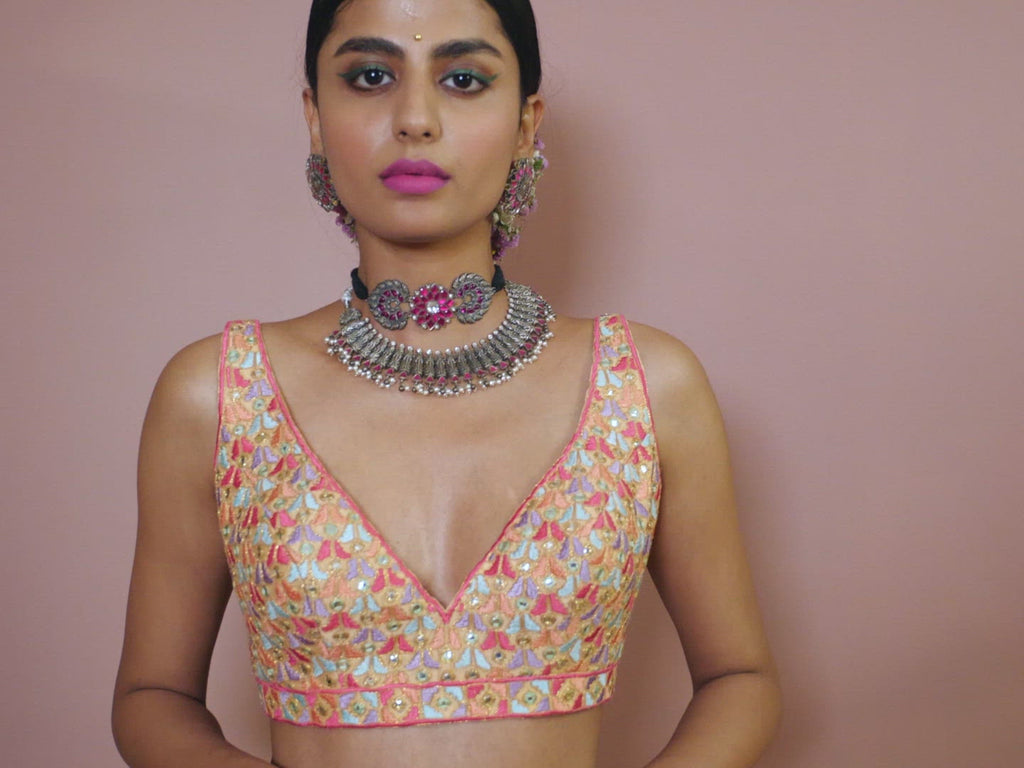 Orange Lehenga Set