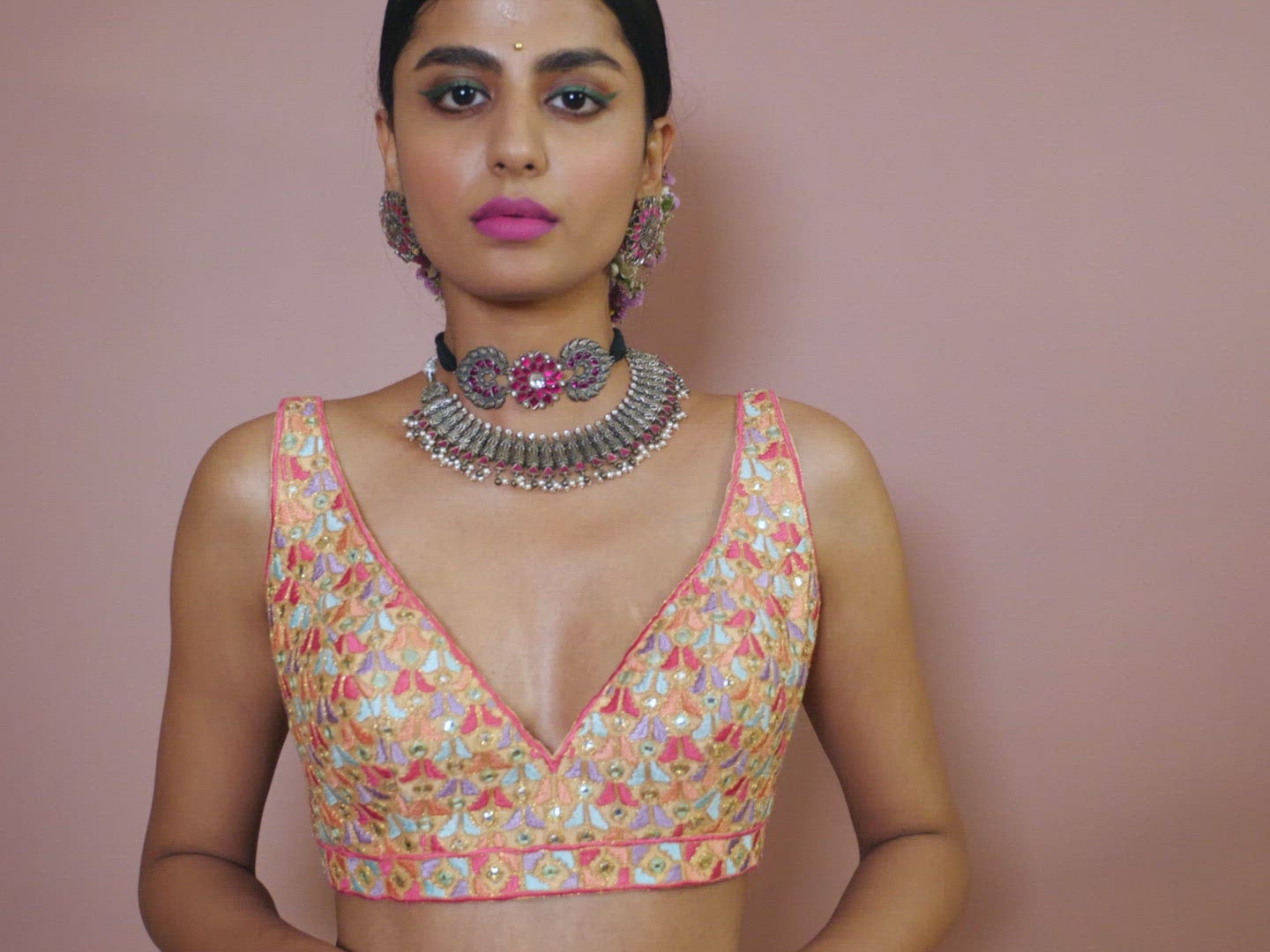 Orange Lehenga Set