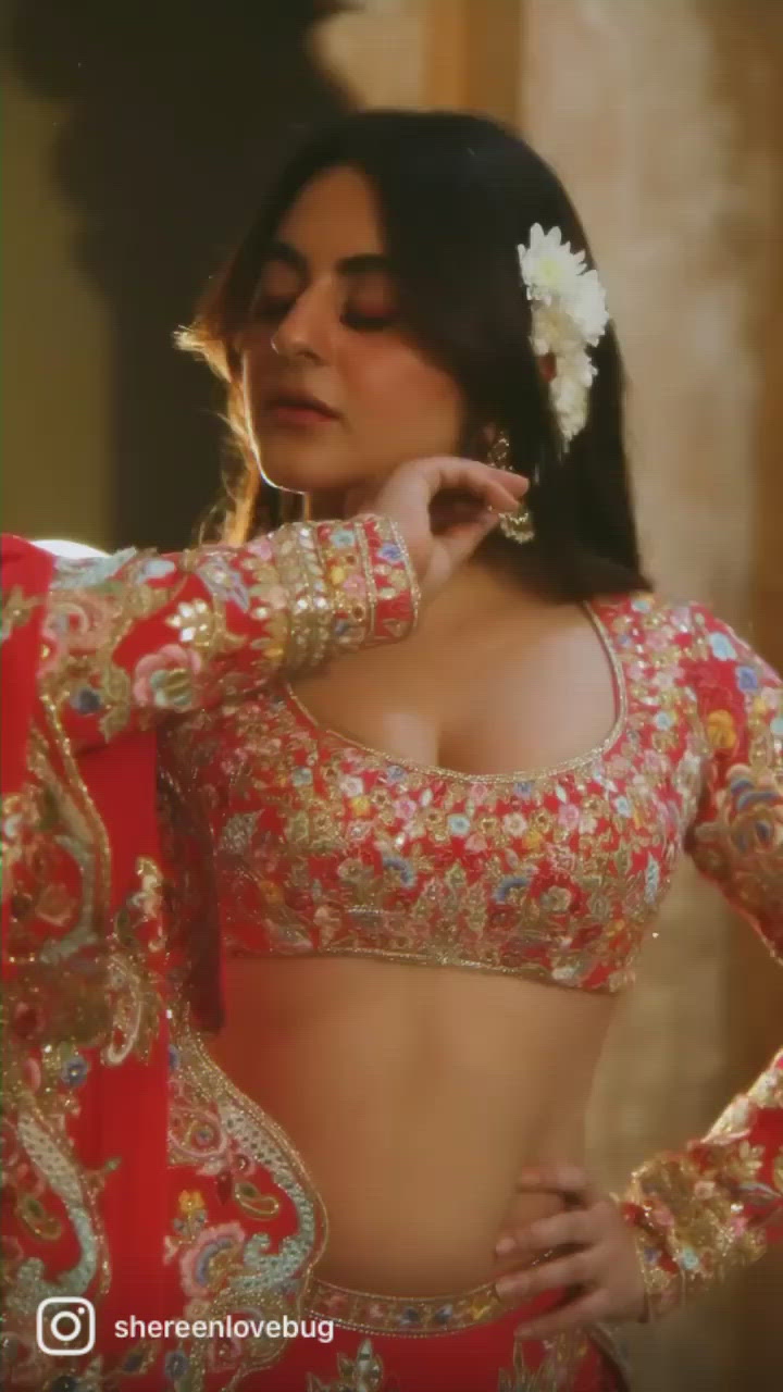 Shereen Sikka in PINK GEORGETTE FLORAL LEHENGA