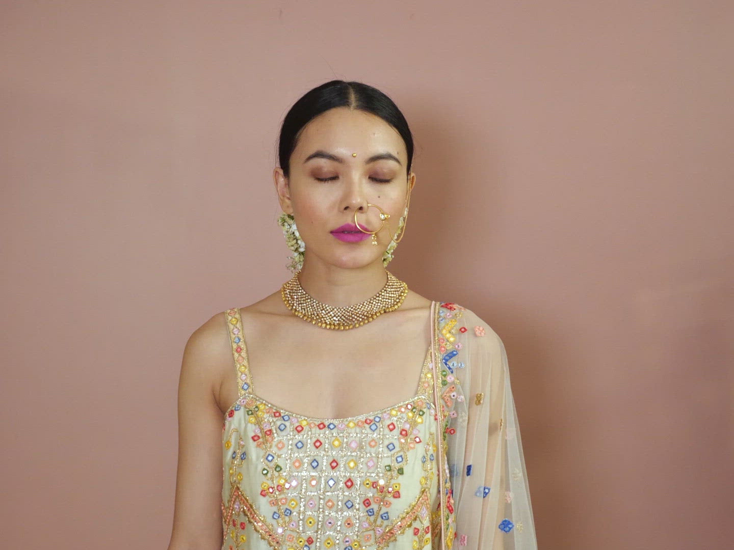 Mint Strappy Kurta With Unchi Salwar